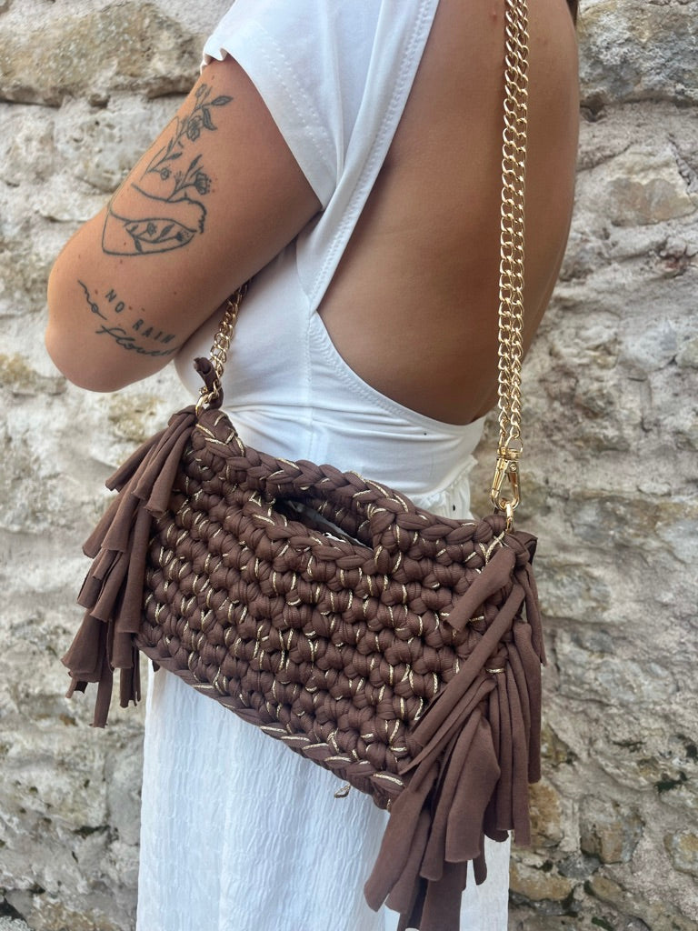 Sac Palma Marron et doré