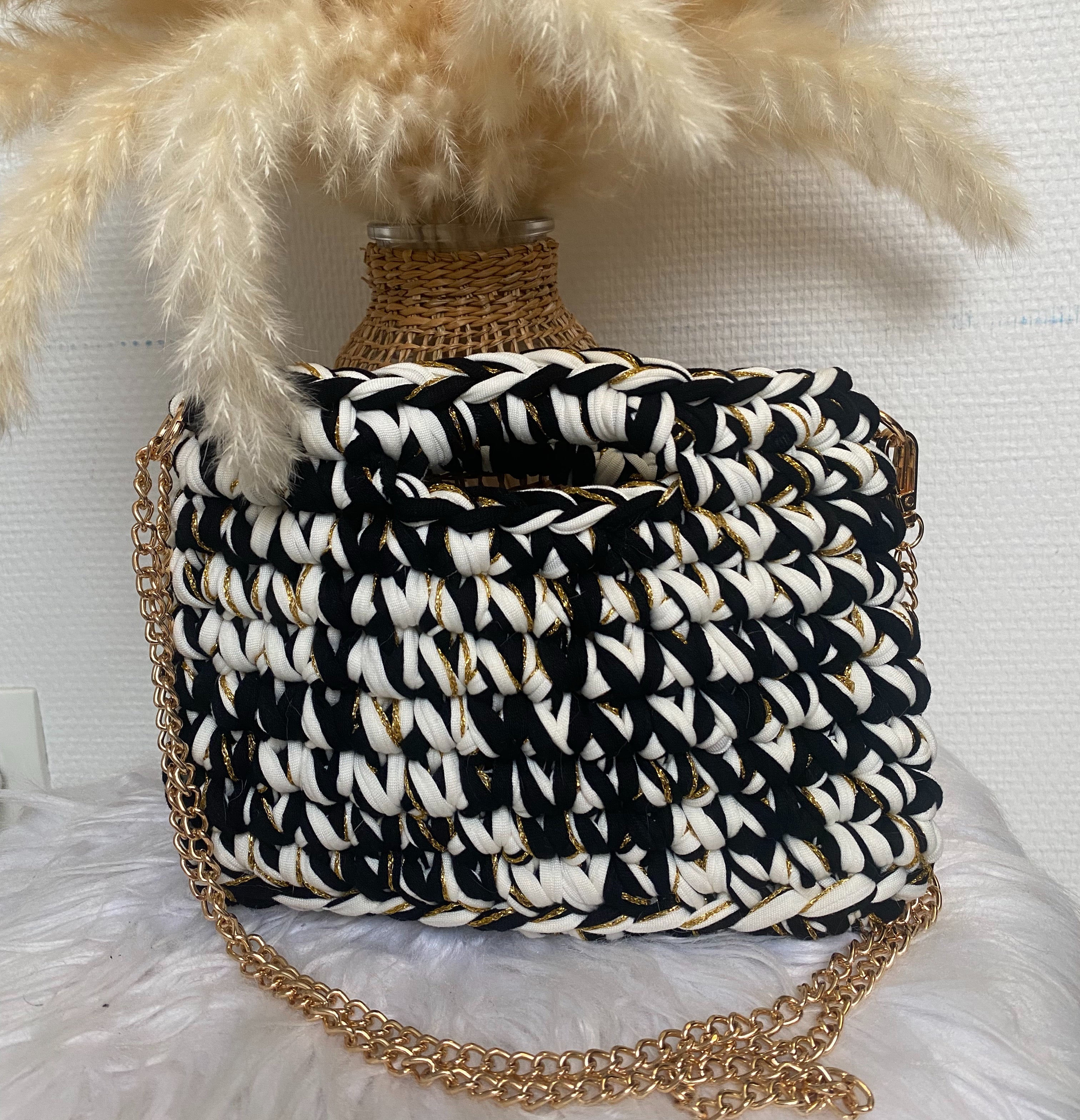 Sac Capri crochet fait main personnalisable – Douces Mailles by MN