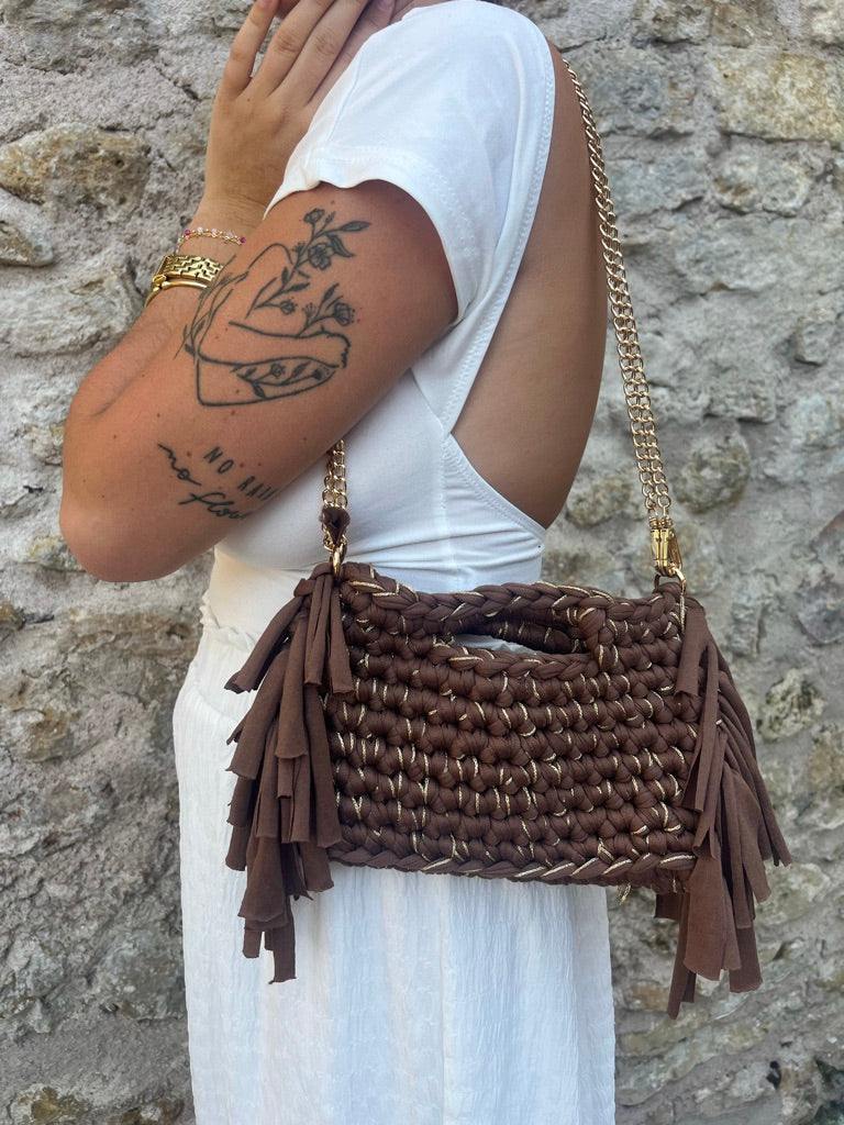 Sac Palma Marron et doré