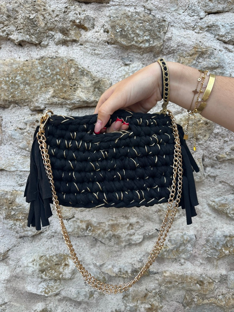Sac Palma noir et doré