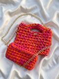 Sac Capri personnalisable + pochette assortie