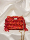 Sac Palma orange, rose et doré