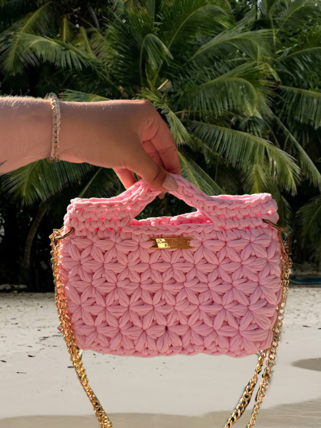 Sac Solea rose pale