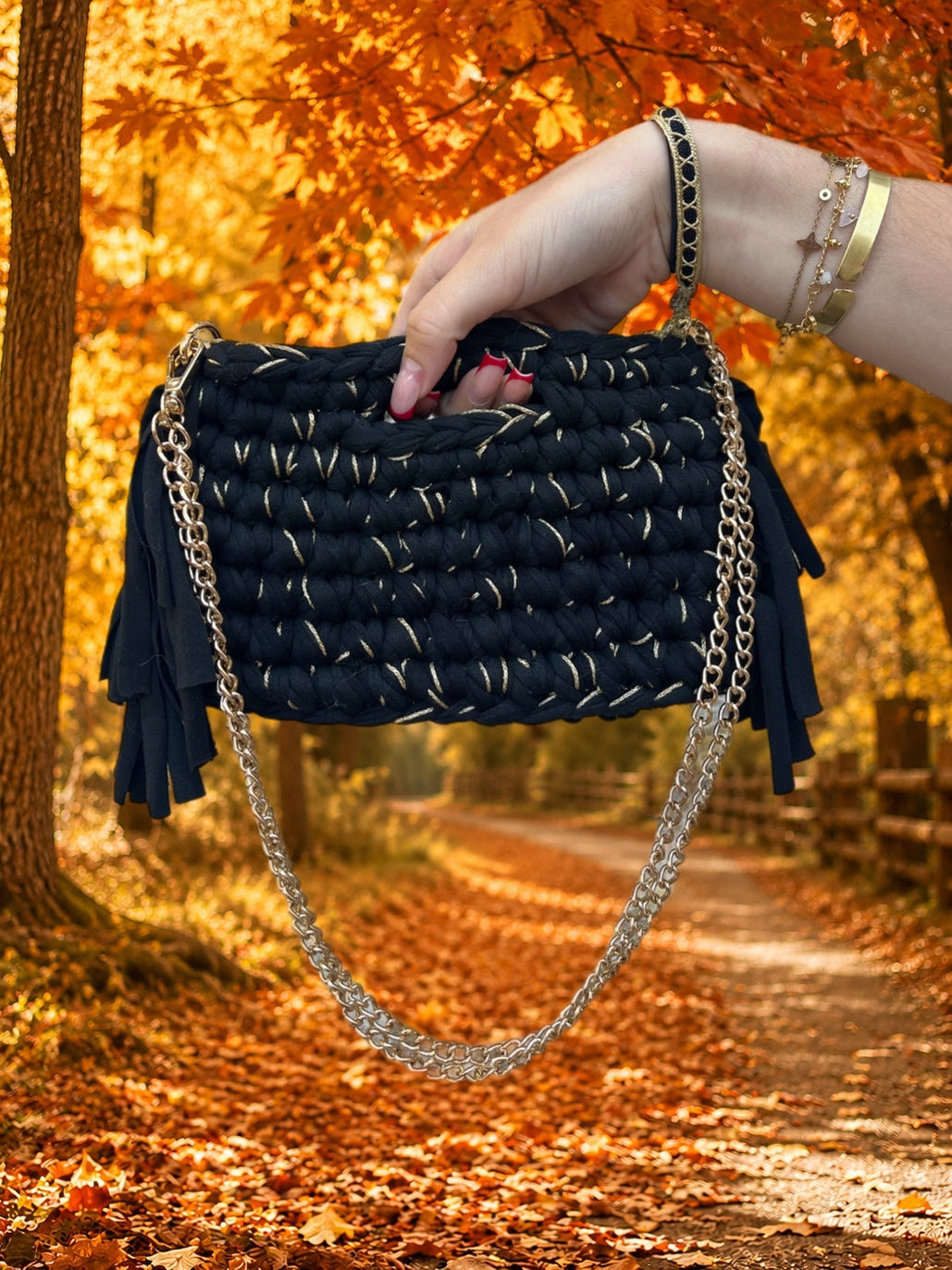 Sac Palma noir et doré