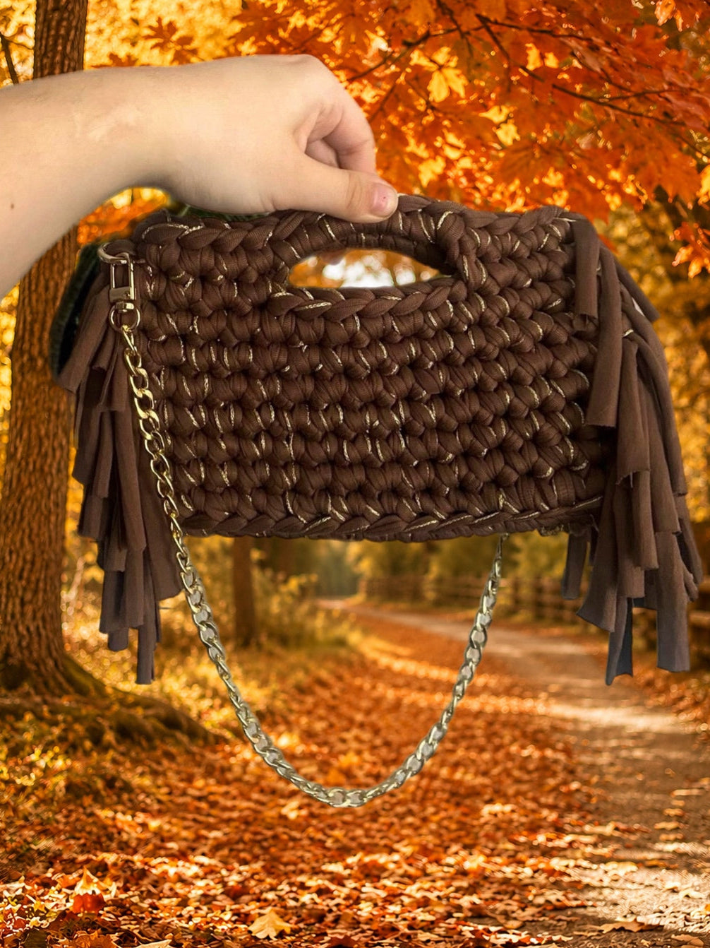 Sac Palma Marron et doré