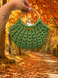 Sac Georgina vert kaki