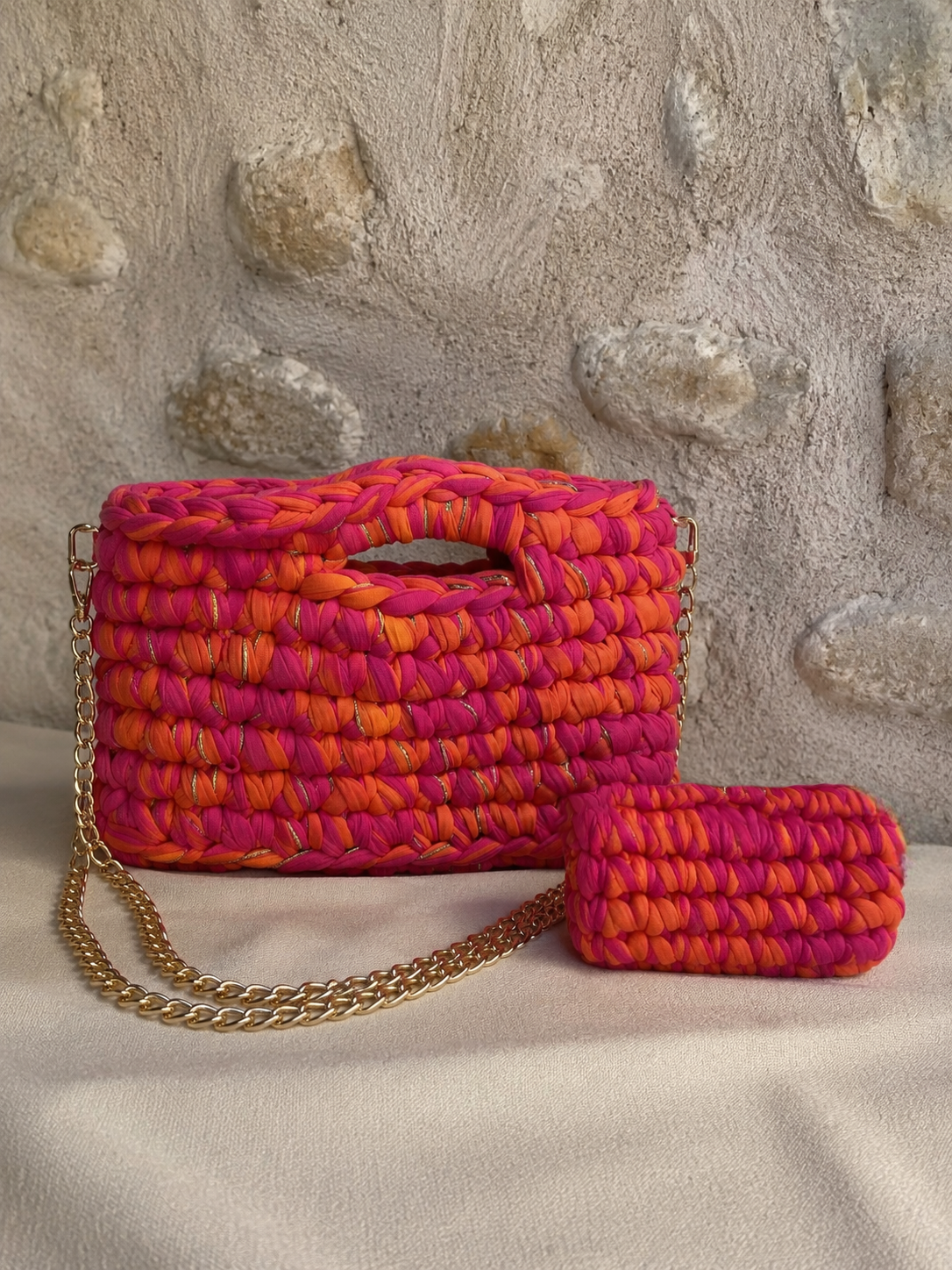 Sac Capri + pochette assortie