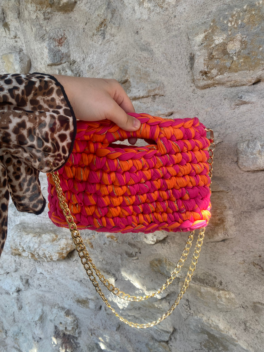 Sac Capri Rose et Orange