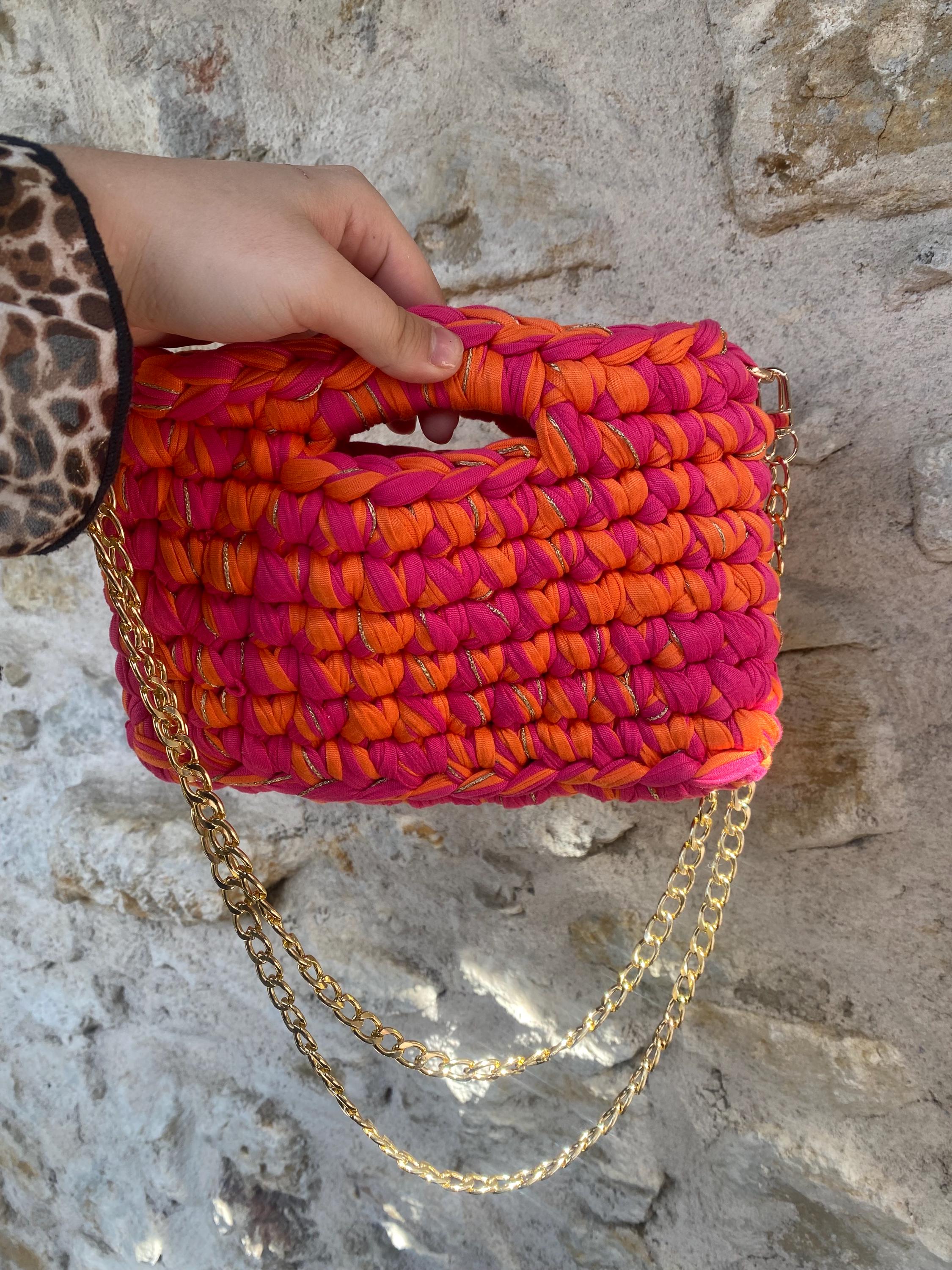 Sac Capri Rose et Orange