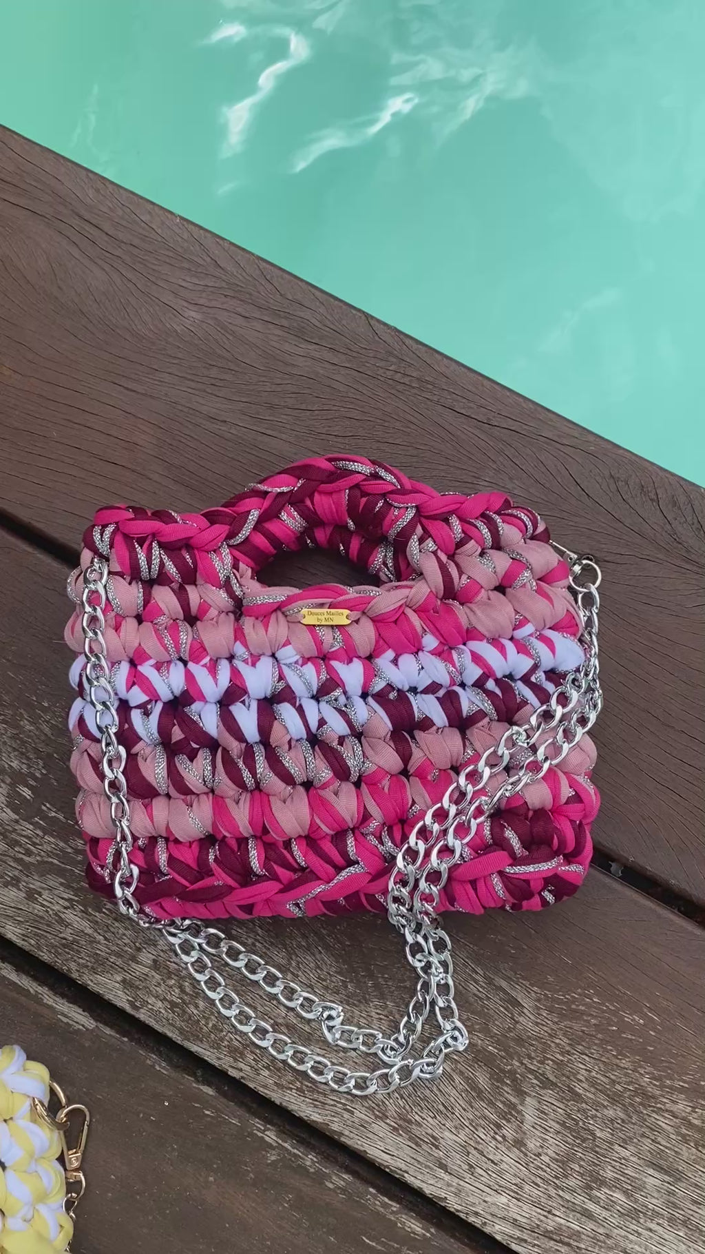 Sac Capri Édition Floral – Sac crochet fleuri fait main