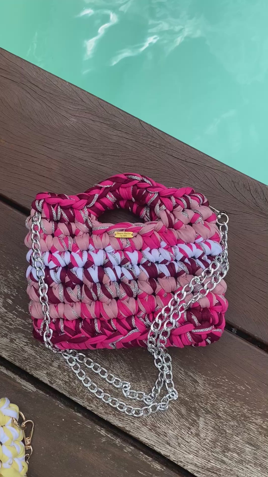 Sac Capri Édition Floral – Sac crochet fleuri fait main